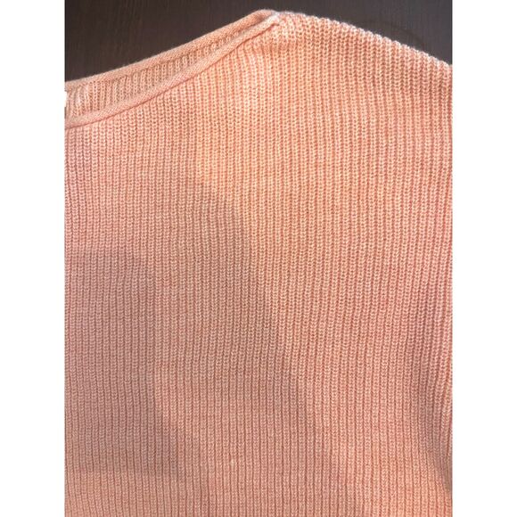 NWT GAP Womens Pink Pull Over Knit Sweater Oversize Cozy Preppy Classic Coastal - Picture 14 of 16